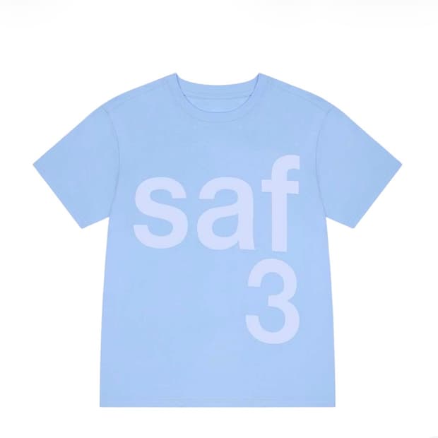 사파리스팟 1/2 베이직 사파리 티셔츠 스카이