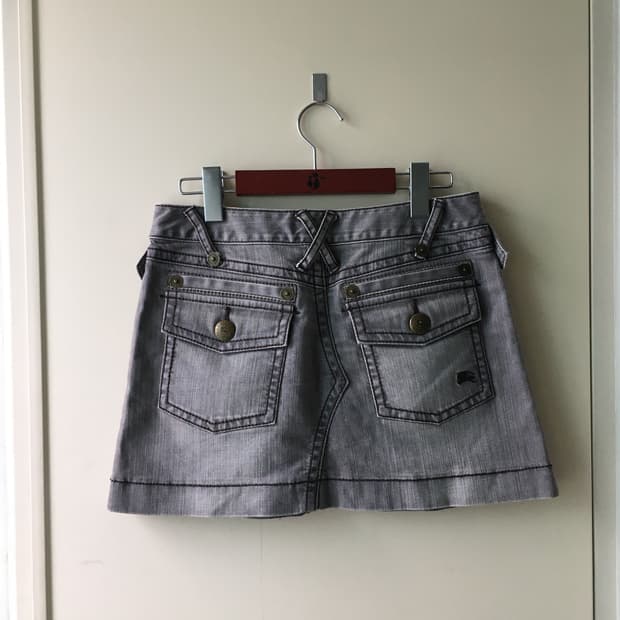 버버리 블루라벨 스커트