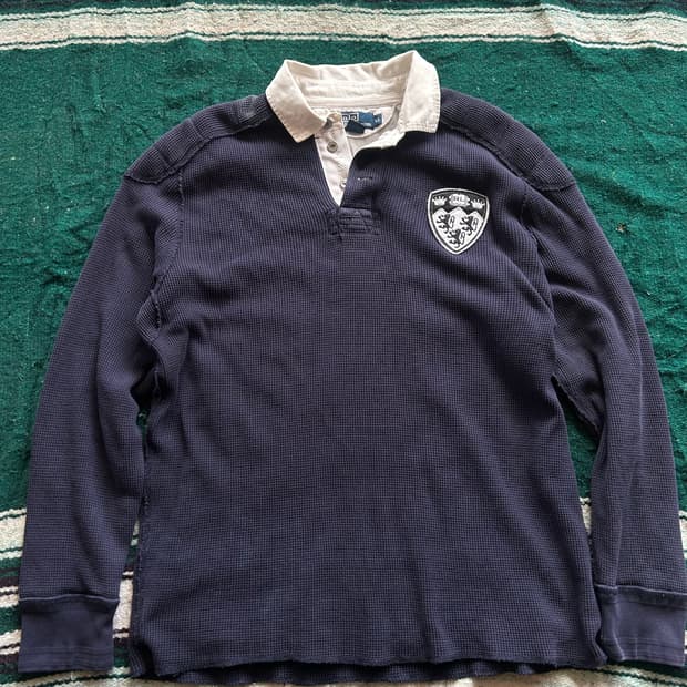 90‘s PRL waffle knit