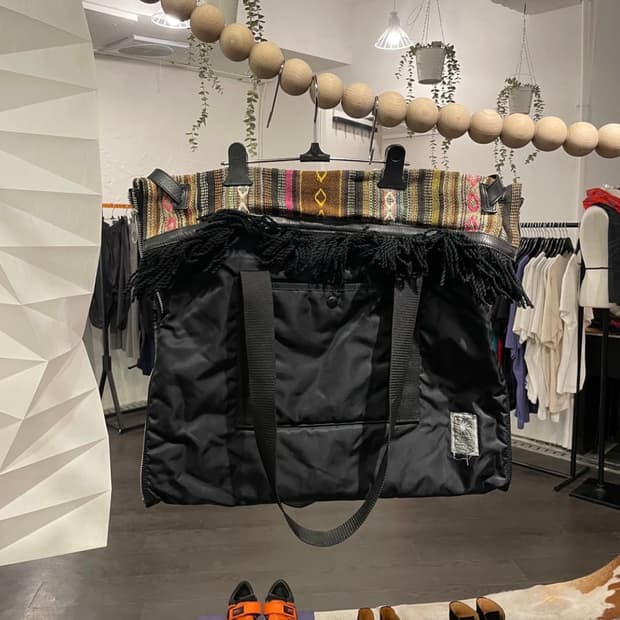 미하라 야스히로 러그 변형 토트백