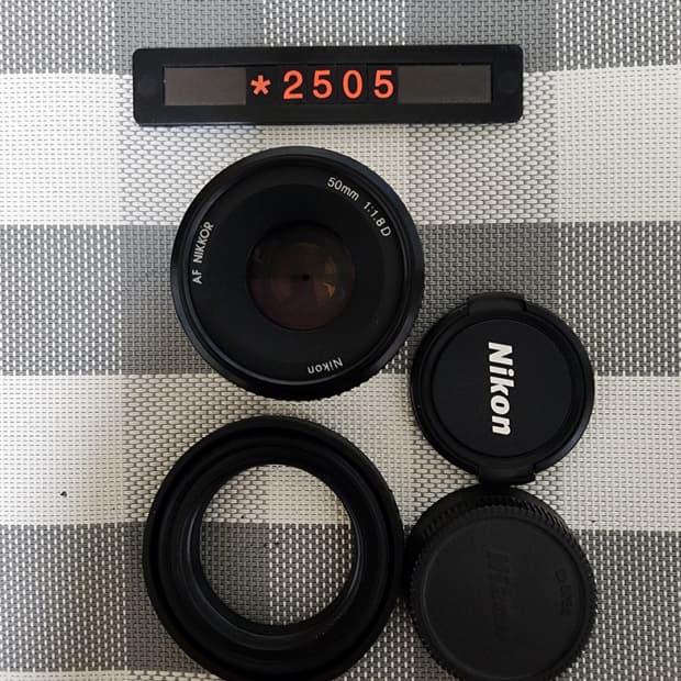 니콘 AF 마운트 50mm 1.8 D 렌즈