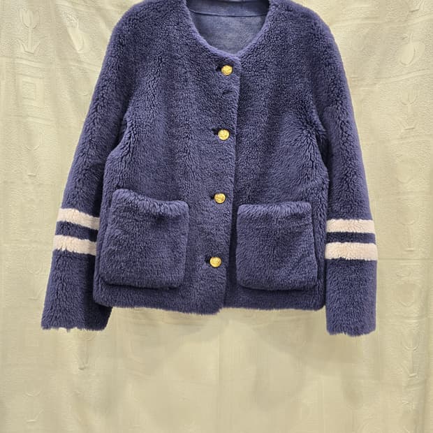 양털 자켓 M (66) 네이비