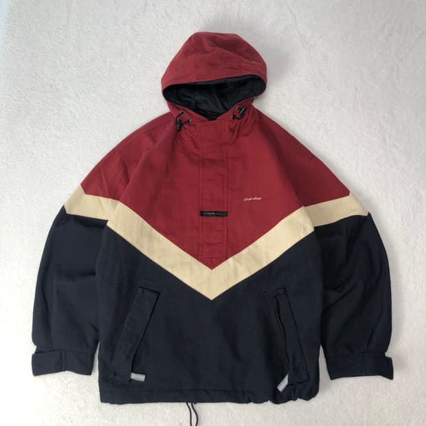 1990s 데상트 올드 카빙 아노락 