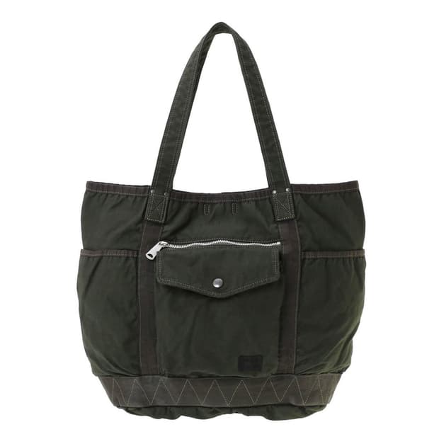 포터 26ss 카고 토트백/카키