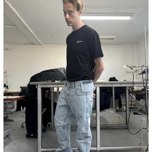 플라스틱프로덕트 MPa BAG PANTS (STEEL BLUE)