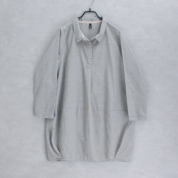 Unpretentious _ balloon pullover tunic