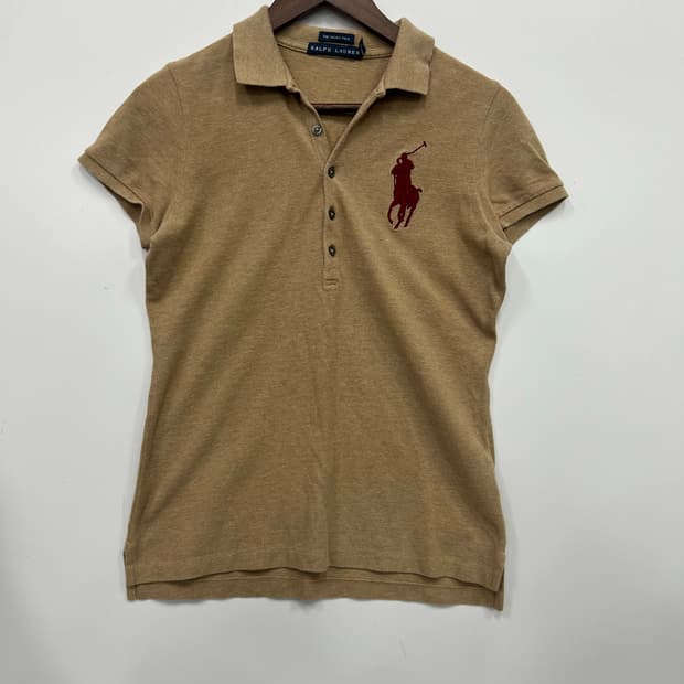 폴로 브라운 반팔티  