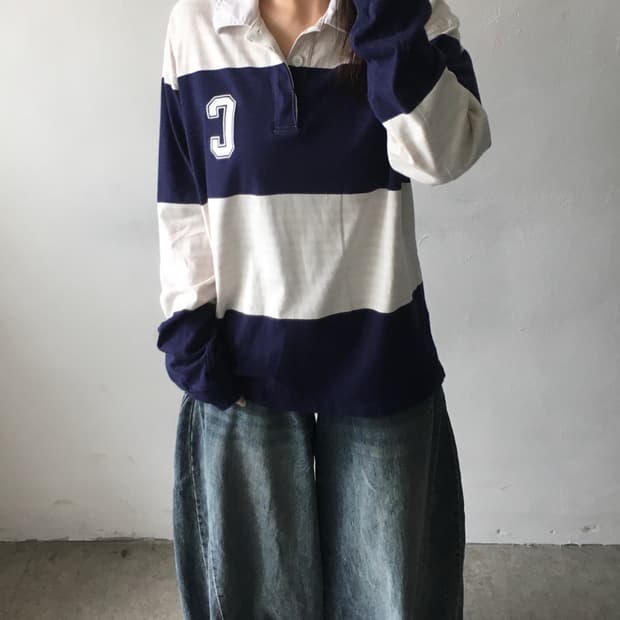 커버낫 스트라이프 롱슬리브