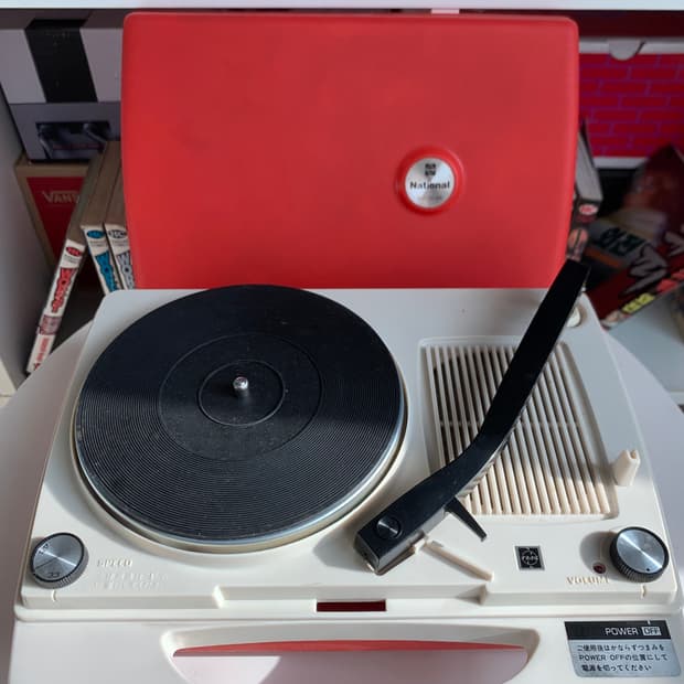 💽80’s 내셔널 휴대용 LP 플레이어