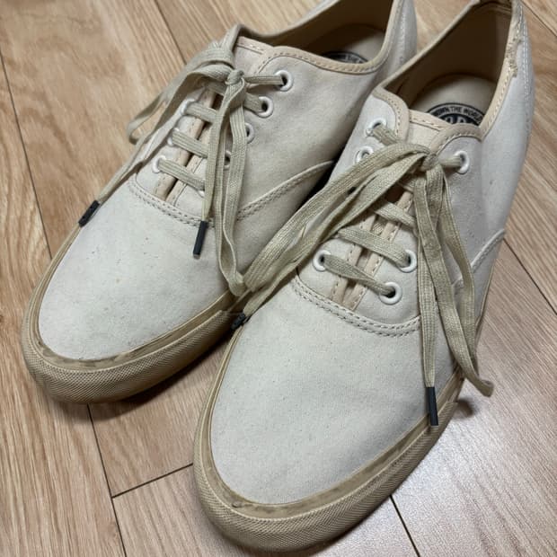 [270] RRL 노포크 캔버스 스니커즈 내추럴