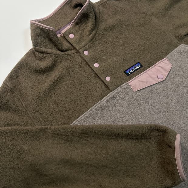 파타고니아 신칠라 플리스 브라운 핑크