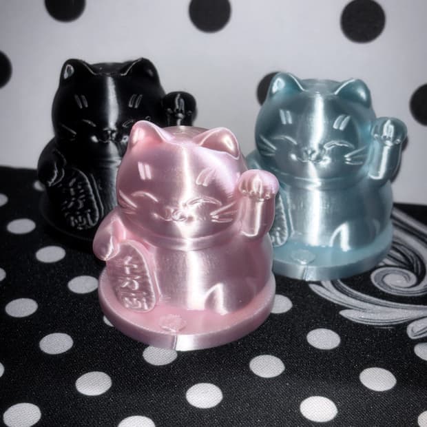 (색상랜덤) Maneki-Neko Lucky Cat Figure