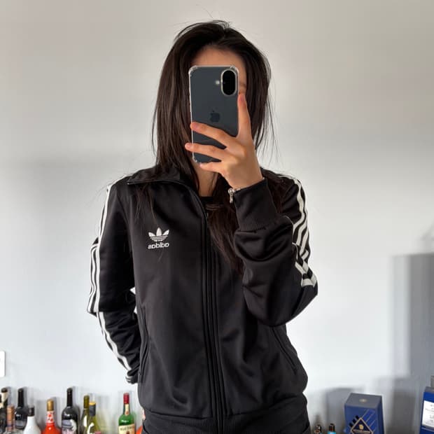 [M]아디다스 파이어버드 블랙 트랙탑 져지