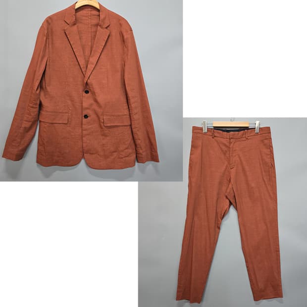 띠어리(Theory) 린넨 블렌드 셋업 브릭 42