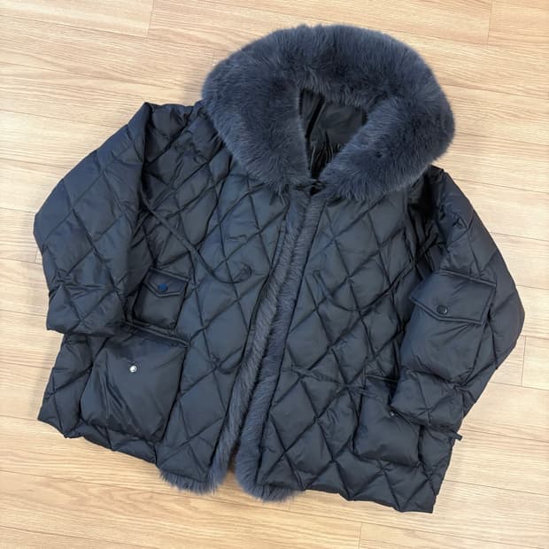 LALALOUNGE(랄라 라운지) 폭스퍼 패딩