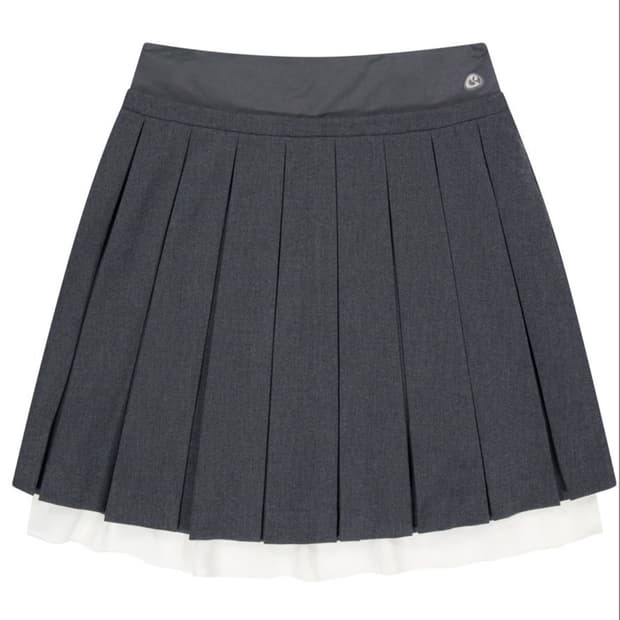 코이세이오 스커트 DOUBLE WAISTED PLEATS SKIRT 