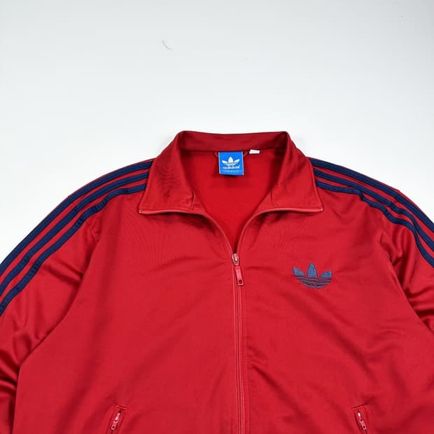 아디다스 파이어버드 와인색 트랙탑 져지 (XXL)