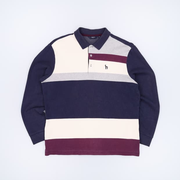 [100] 헤지스 골프 기모 피케 긴팔 카라 티셔츠 3865