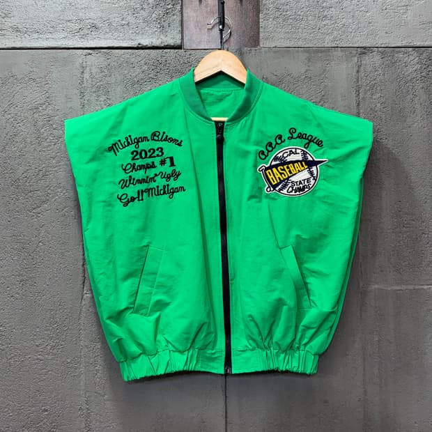 미시간 엘크스 베이스볼 패치워크 베스트 (L) 