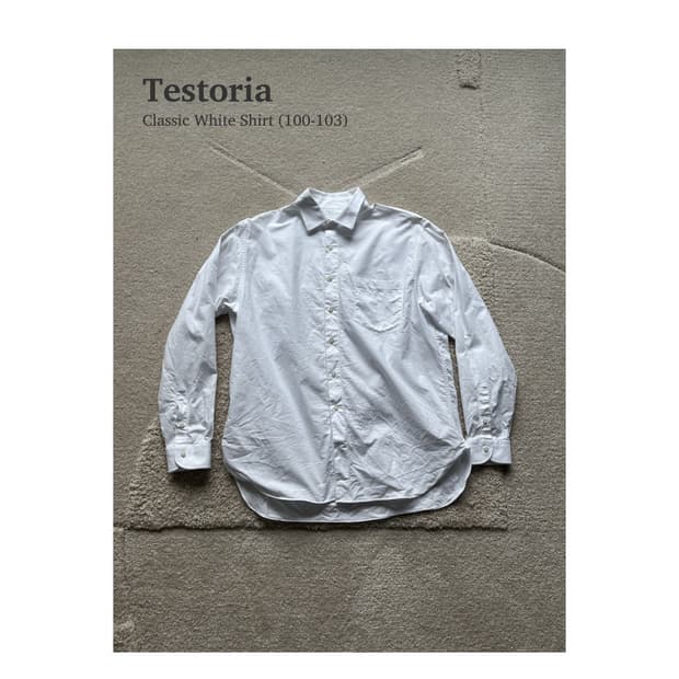 테스토리아 클래식 화이트 셔츠 (100-103)