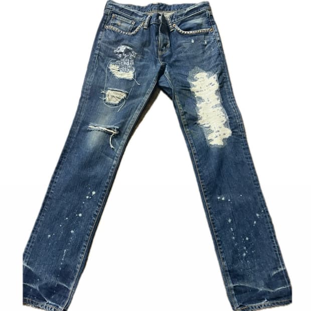 에드윈 스터드 빈티지 데님 팬츠