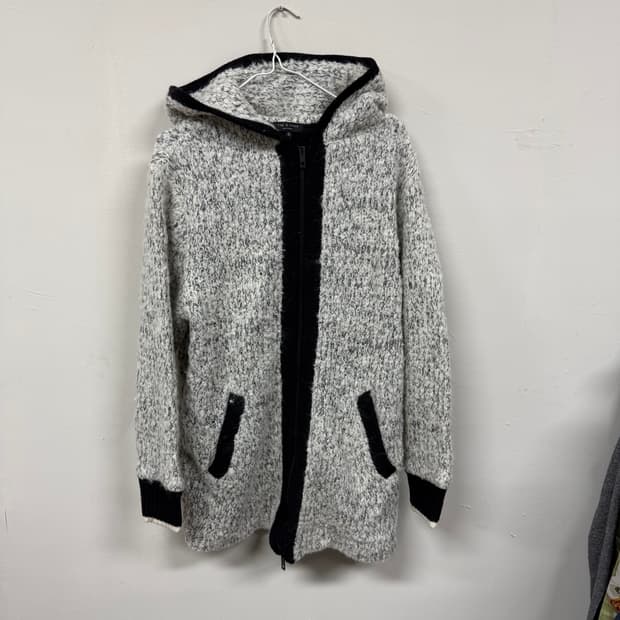 랙앤본 울 후드집업