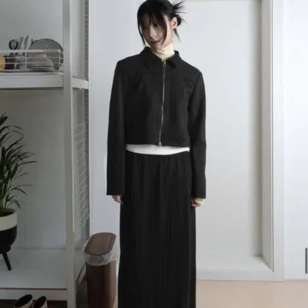 우화 스웨이드 자켓