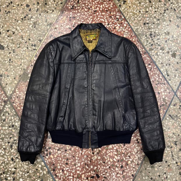 50s Blocks 호스하이드 봄버자켓 (42)y