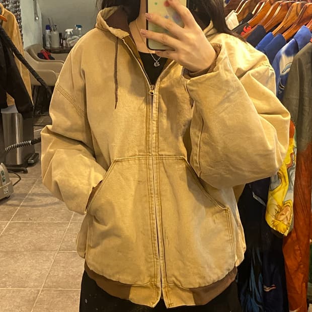 [NO.9] VTG 후드집업 베이지