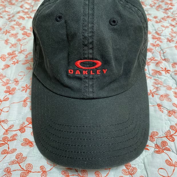 오클리 볼캡 모자 블랙