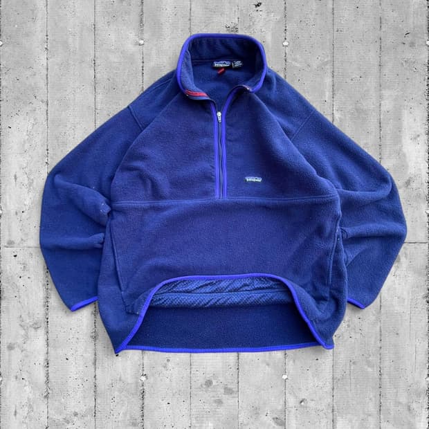 11FW 파타고니아 신칠라 마이크로디 1/4 집 풀오버 퍼플/바이올렛