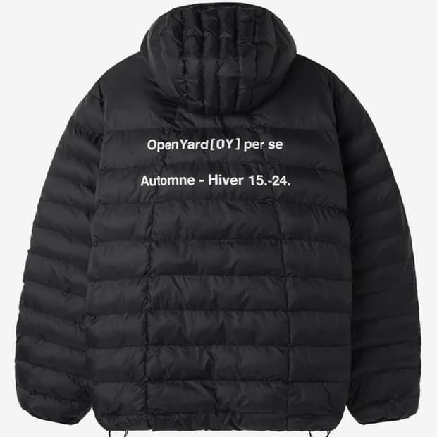 오와이 OY 숏패딩 블랙 1사이즈