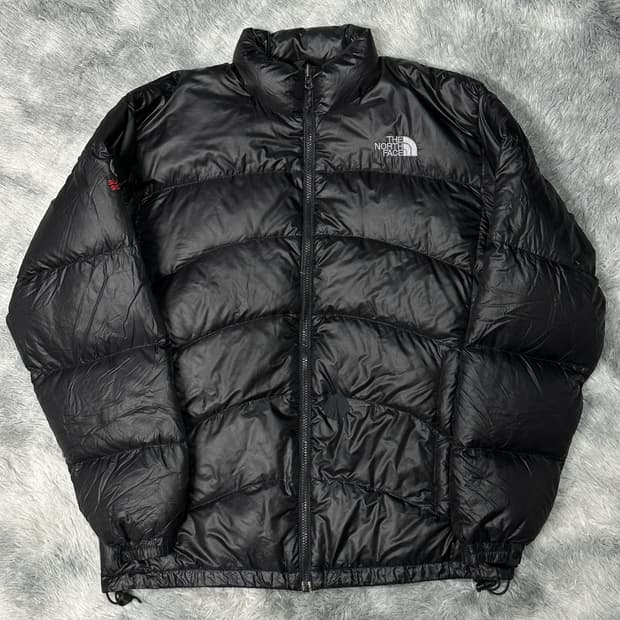 노스페이스 써밋 아콘 블랙 경량패딩 L