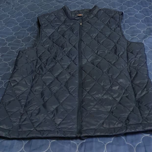 아이더 퀄팅 경량 조끼패딩 네이비 (L)