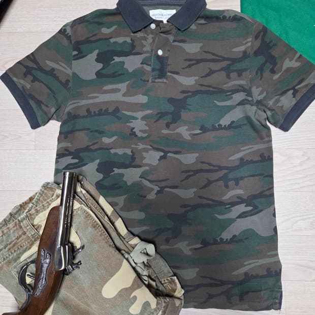 폴로 랄프로렌 카모플라주 반팔 카라티 티셔츠 