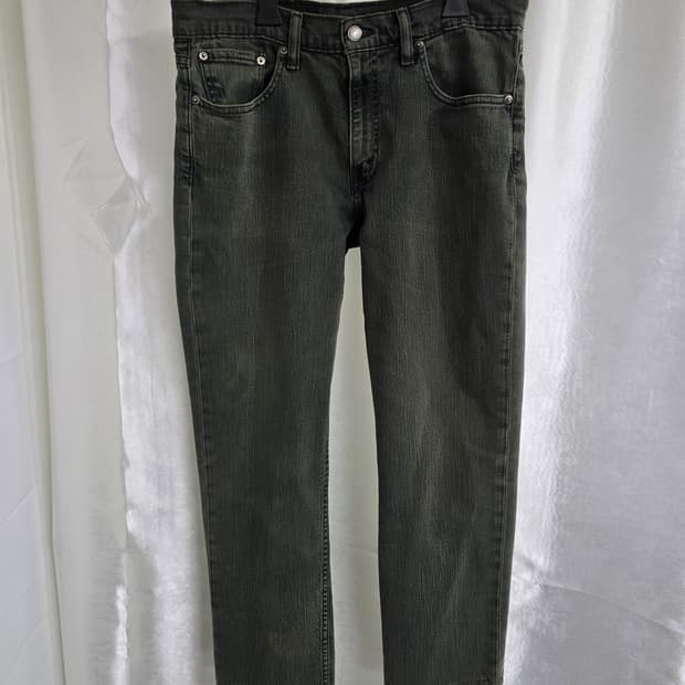 리바이스 청바지 빈티지 워싱 카키색 데님 (1876)