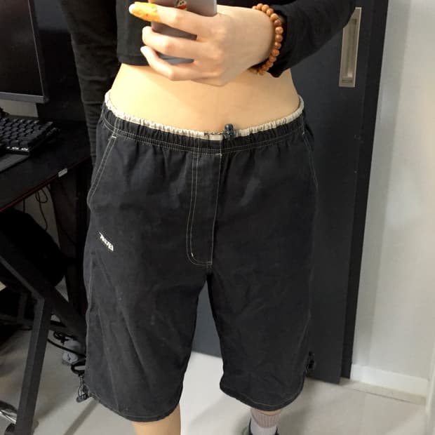 Bxbk 로우라이즈 5부바지