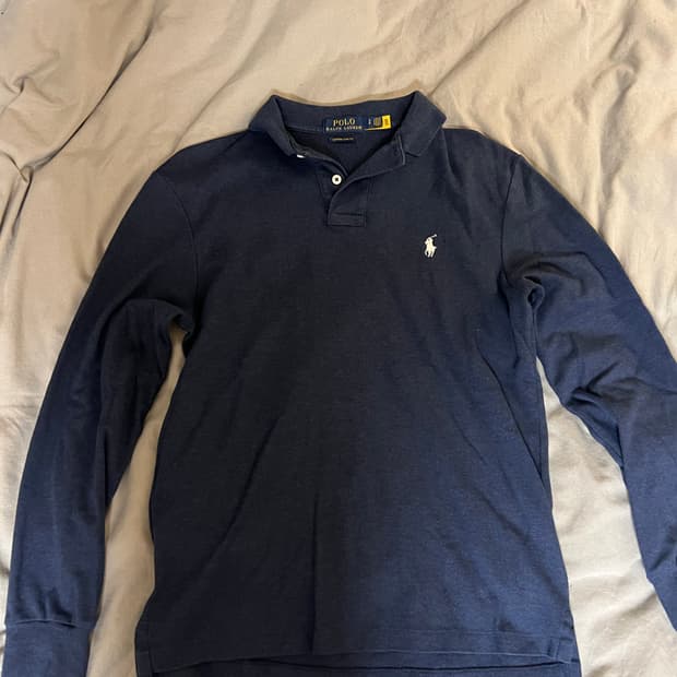 폴로 랄프로렌 긴팔 카라티 피케이티 커스텀슬림 S