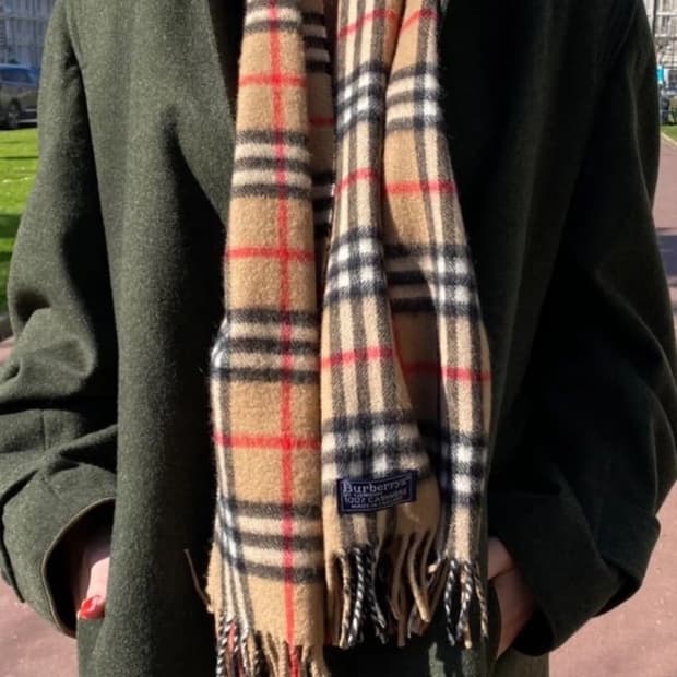 버버리 머플러 150X28cm (정품)