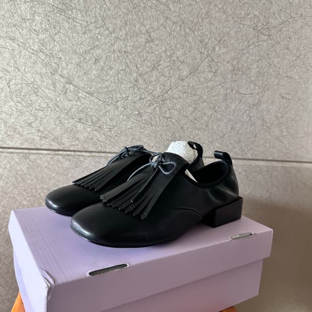 까레샤 파리 블랙 태슬 로퍼 240-245