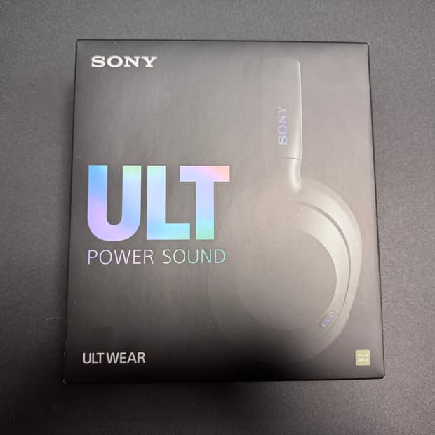 소니 ULT WEAR 프레스트 그레이 노캔 블루투스 헤드폰