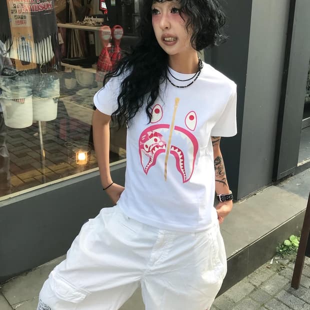 Baby Milo Shark Printing T-shirt ( 새상품 )
