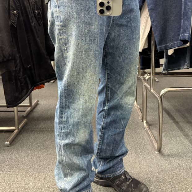 OS)Hanes 빈티지 워싱 데님팬츠