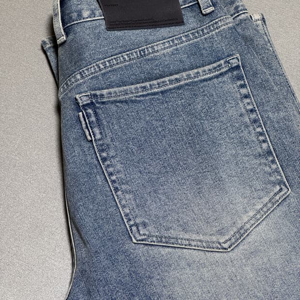 택포) 포터리 원워시드 컴포트 데님 라이트블루 1사이즈