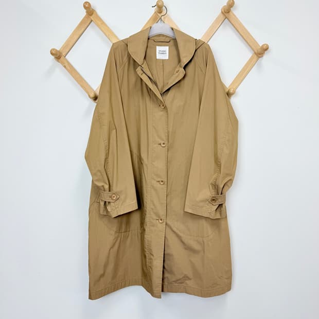 스튜디오톰보이 후드 트렌치