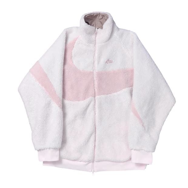 (XXL) 나이키 빅스우시 리버서블 플리스 자켓 핑크