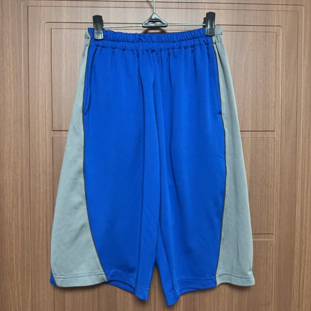 서브컬쳐 일본 빈티지 마오노스케 블루그레이 스포츠 하프 팬츠