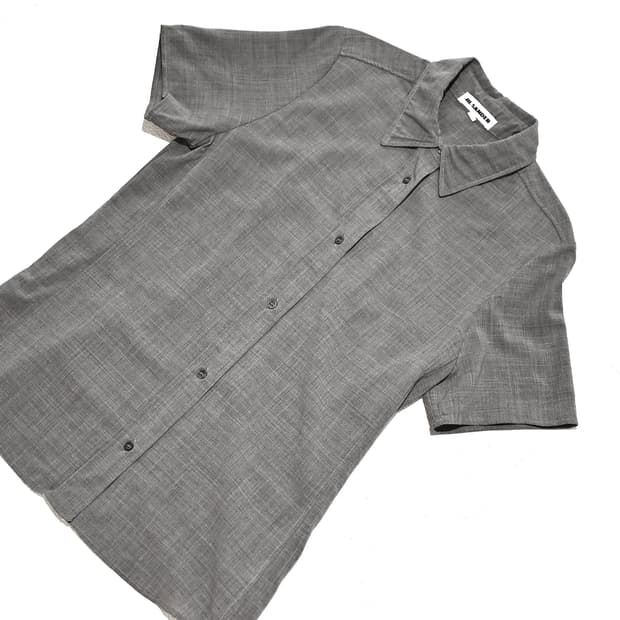jil sander 1990s  Darted detail shirt