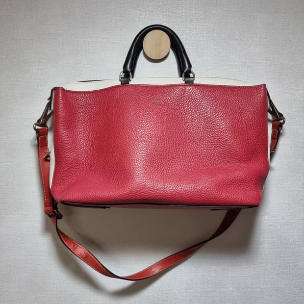 FURLA 훌라 소가죽 핸드백 토트백 숄더백 가방 - 상태훌륭