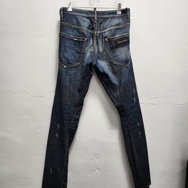 Dsquared2 가죽패치 청바지